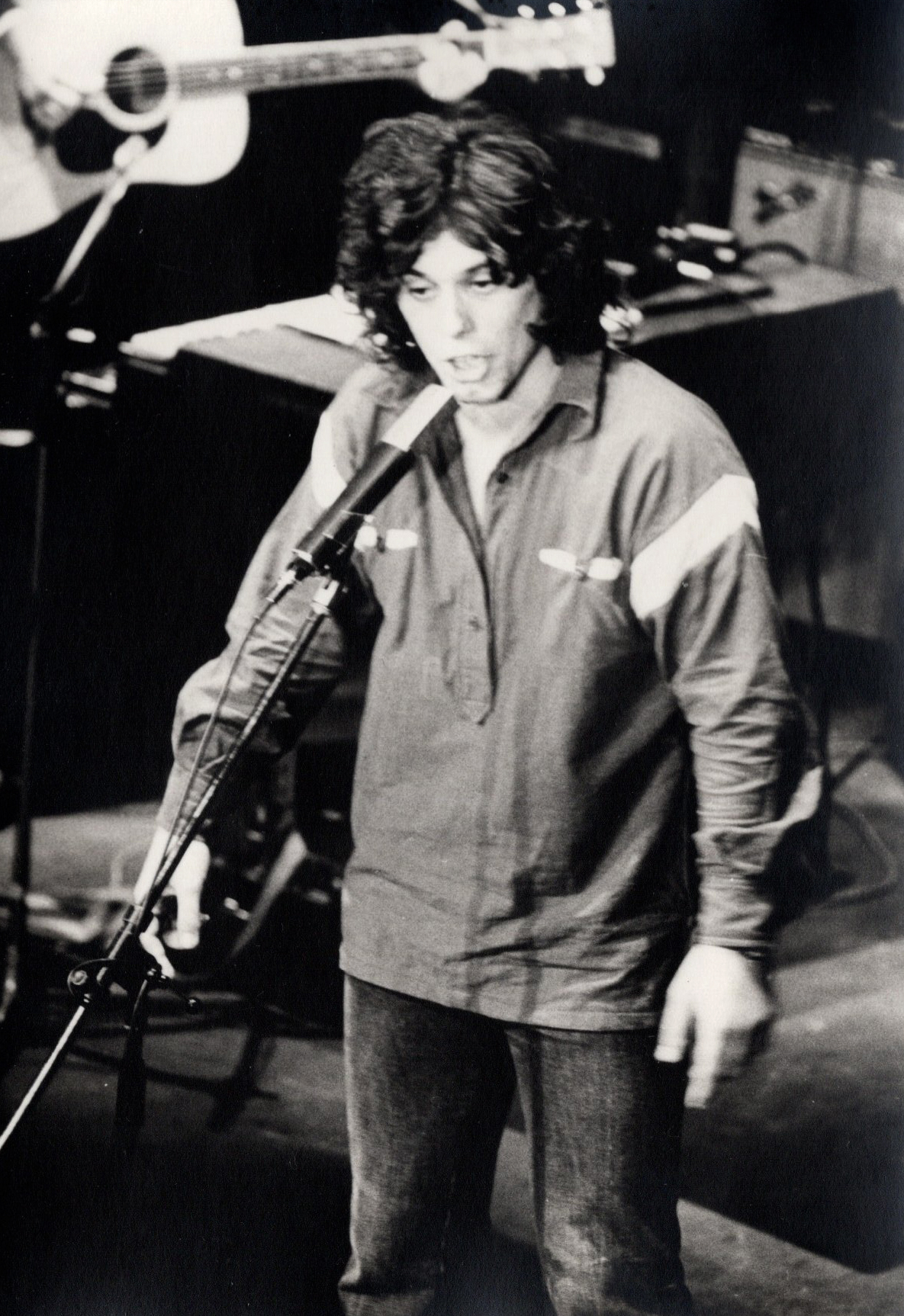 Eerste optreden in de Beursschouwburg 1975 (foto Rudi Silen)