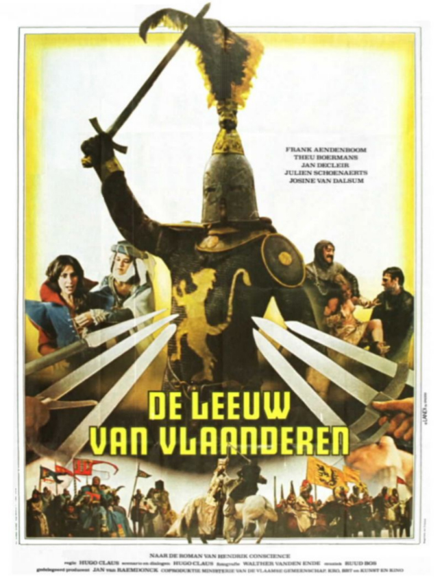 In de film 'De Leeuw Van Vlaanderen' hebben heelwat bekende figuren uit die tijd een nevenrol - onder andere Johan Verminnen als troubadour