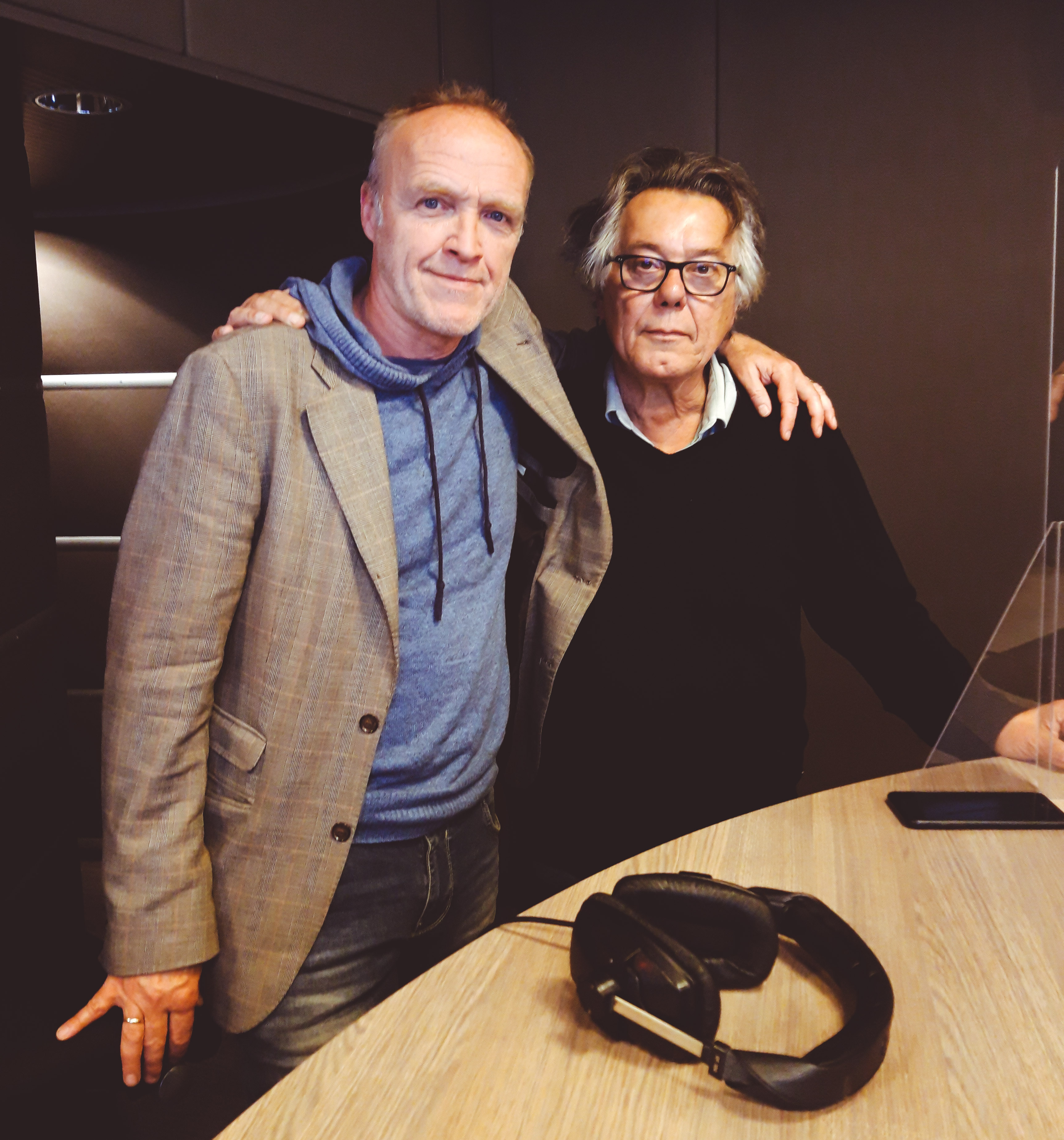 Johan met Stef Bos bij Radio 1 -  Uitzending 'De Lage Landen Laat' dd. 30 augustus 2021